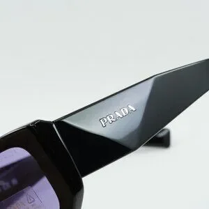 Final Price! Prada PR06YS 02Z01O Sunglasses Prada | Accessories | Pradapr6ys 02z0o Sunglasses Black Blue  main image 2